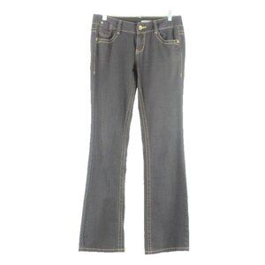 DKNY Ludlow Sz 4 x 33 Black Denim Cotton Blend Jeans